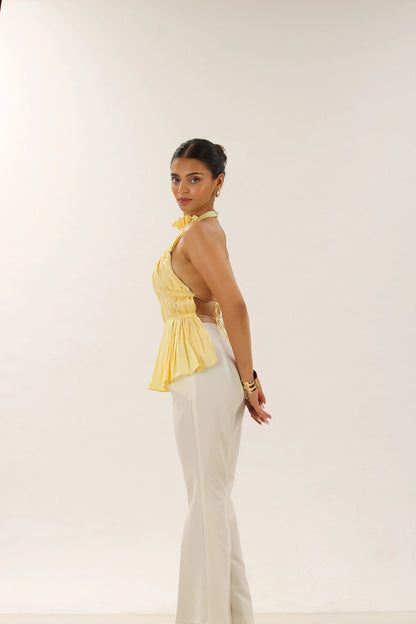 Nia top - Butter yllow - Miraz By Noor - Nia top - Butter yllow