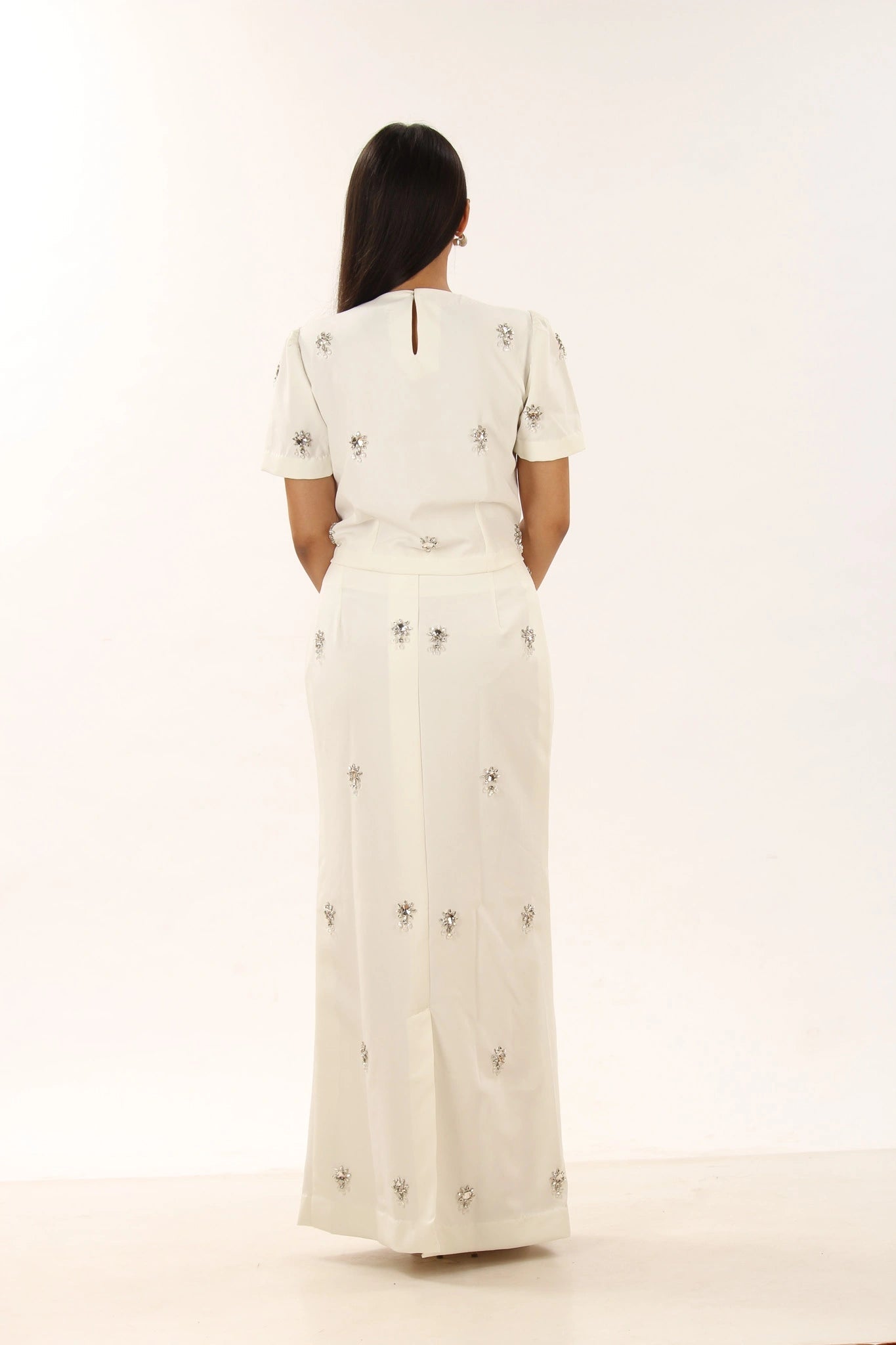 Vessa skirt - White - Miraz By Noor - Vessa skirt - White