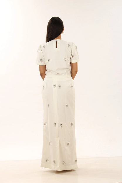 Vessa skirt - White - Miraz By Noor - Vessa skirt - White