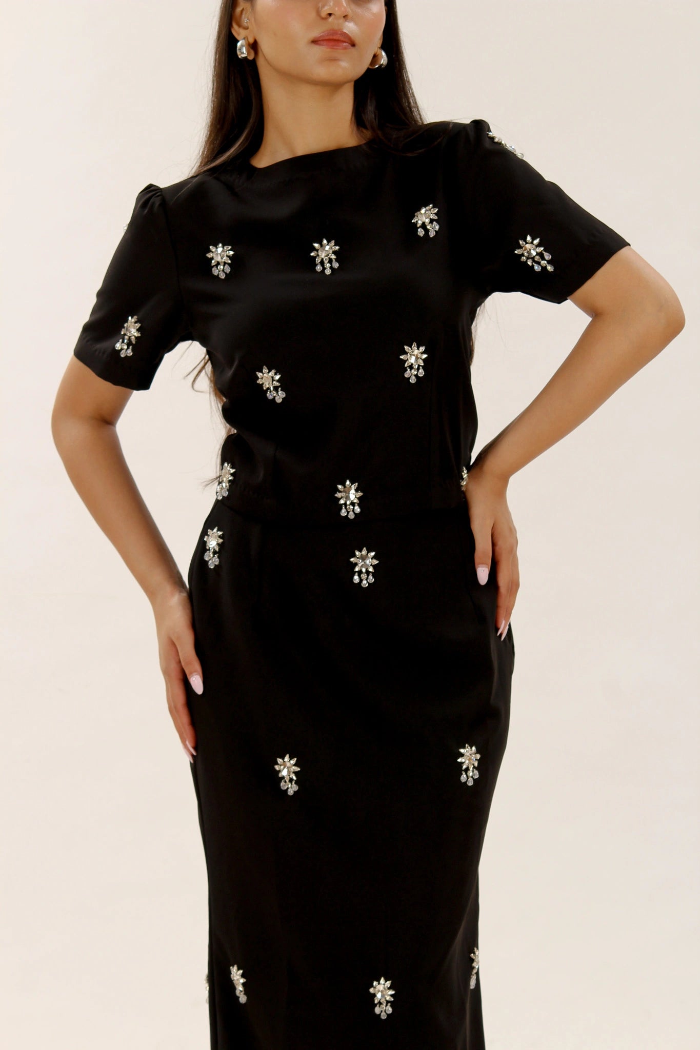 Vessa top - Black - Miraz By Noor - Vessa top - Black